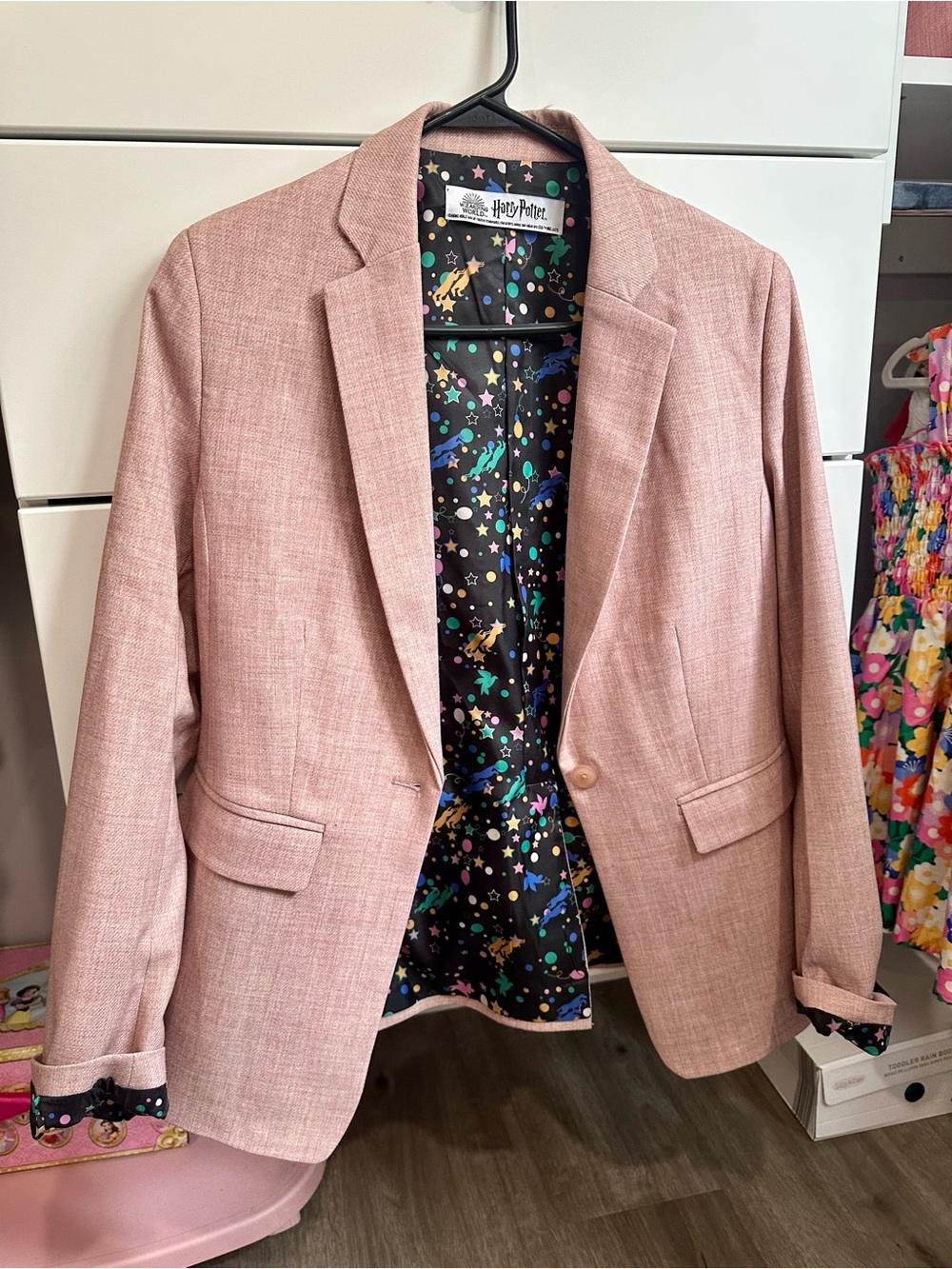HARRY POTTER LUNA LOVEGOOD BLAZER From Fun.Com Playful Printed Lining - Picture 4 of 6
